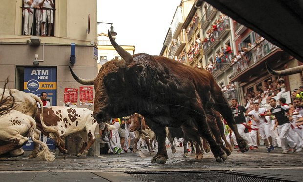 running with the bulls