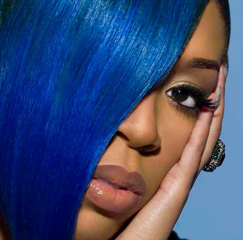 K Michelle Blue Hair Othersideofthefame