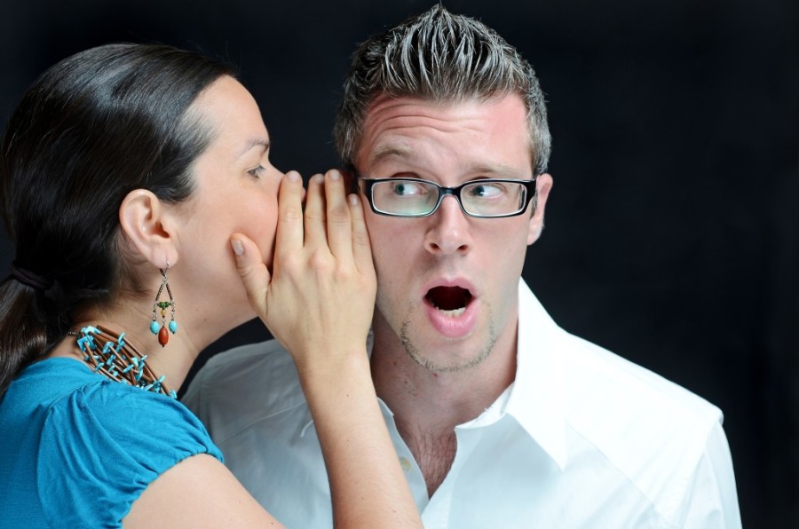 Women gossiping to men - OTHERSIDEoftheFAME ★★★★★ (blog archives)